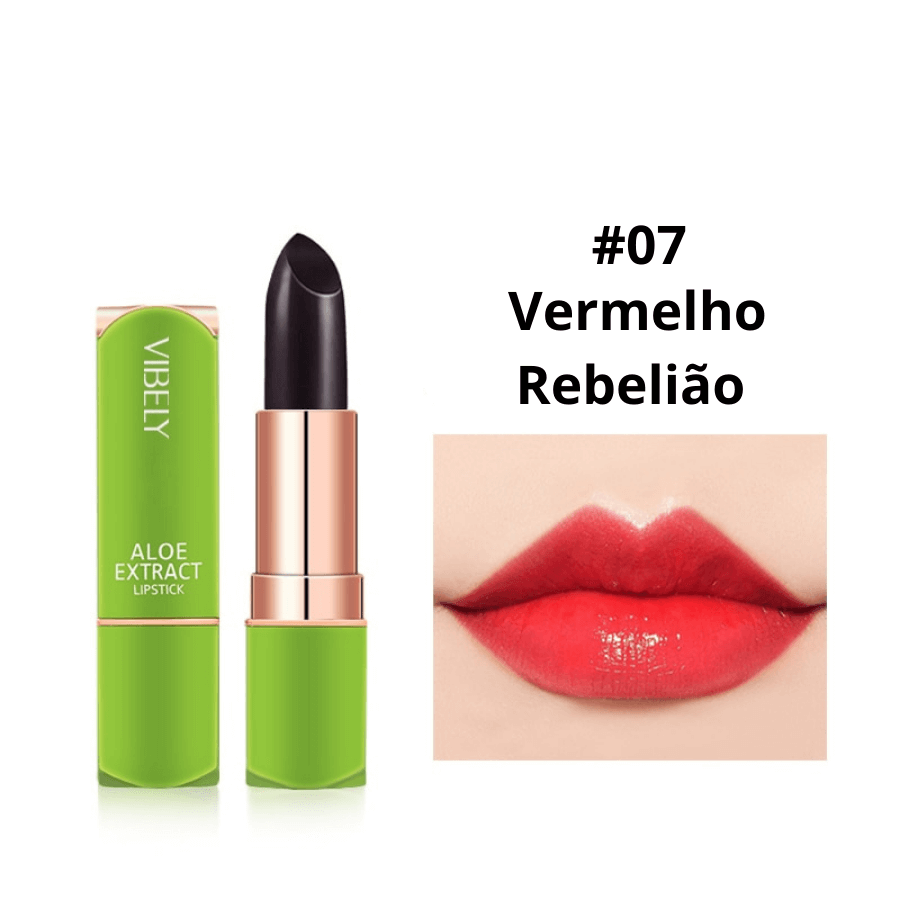 Batom Premium  Aloe Vera Longa Duração a Prova D'água