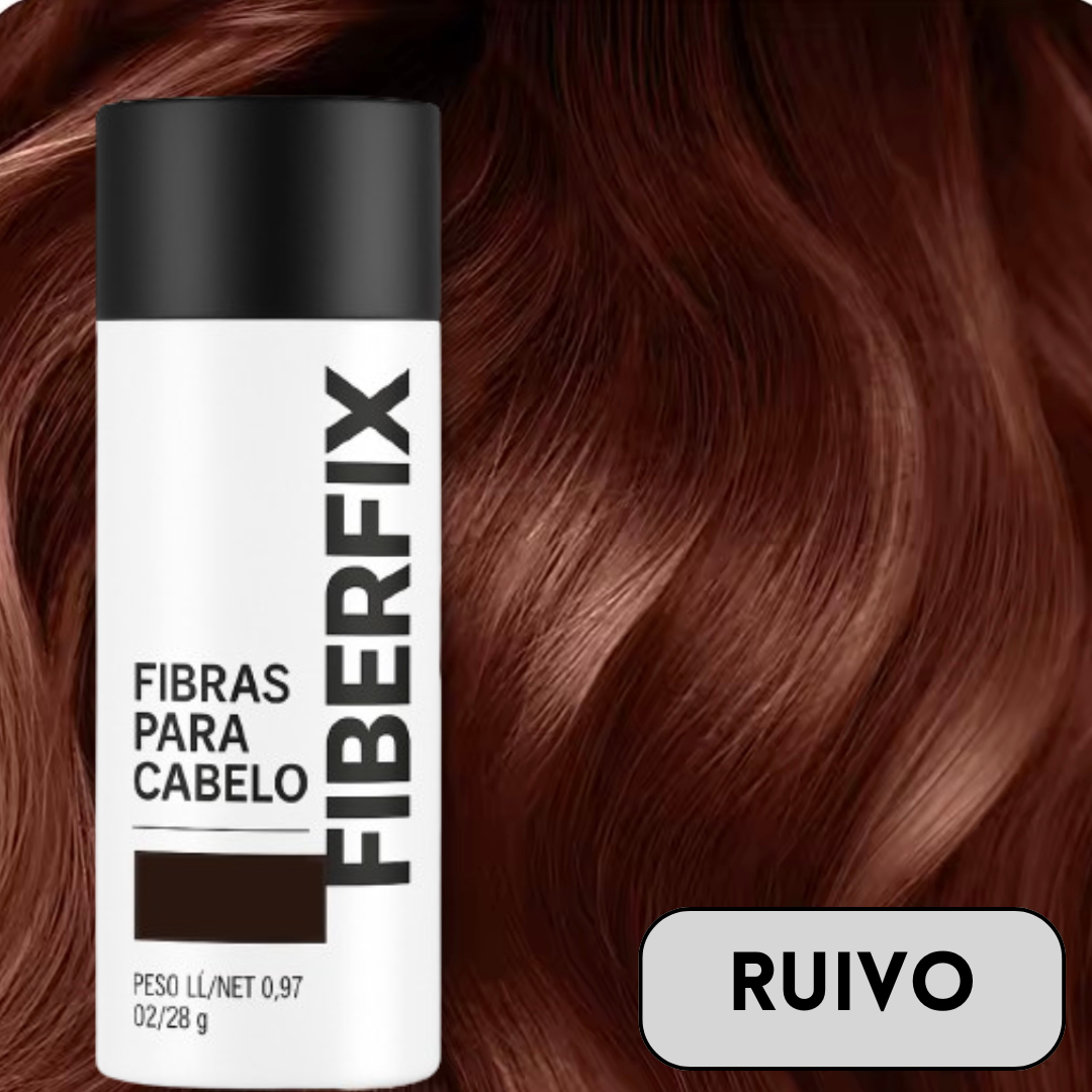 FiberFix - Pó Capilar Instantâneo para Disfarçar Entradas