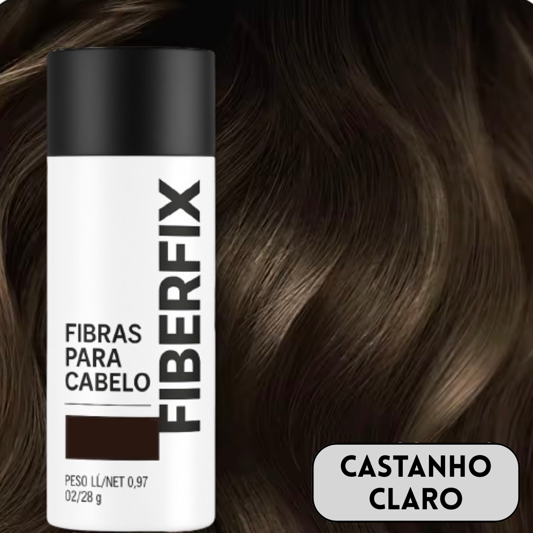 FiberFix - Pó Capilar Instantâneo para Disfarçar Entradas