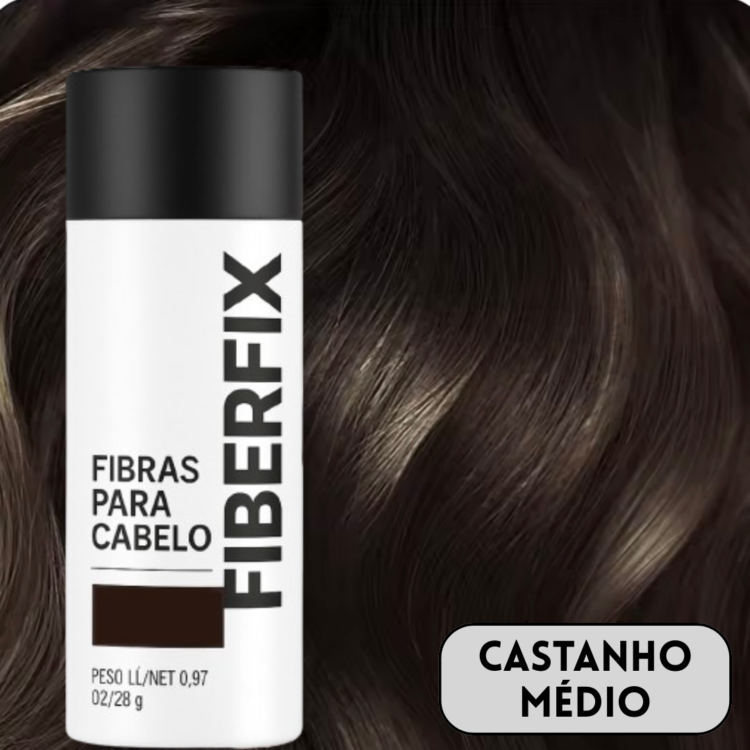 FiberFix - Pó Capilar Instantâneo para Disfarçar Entradas