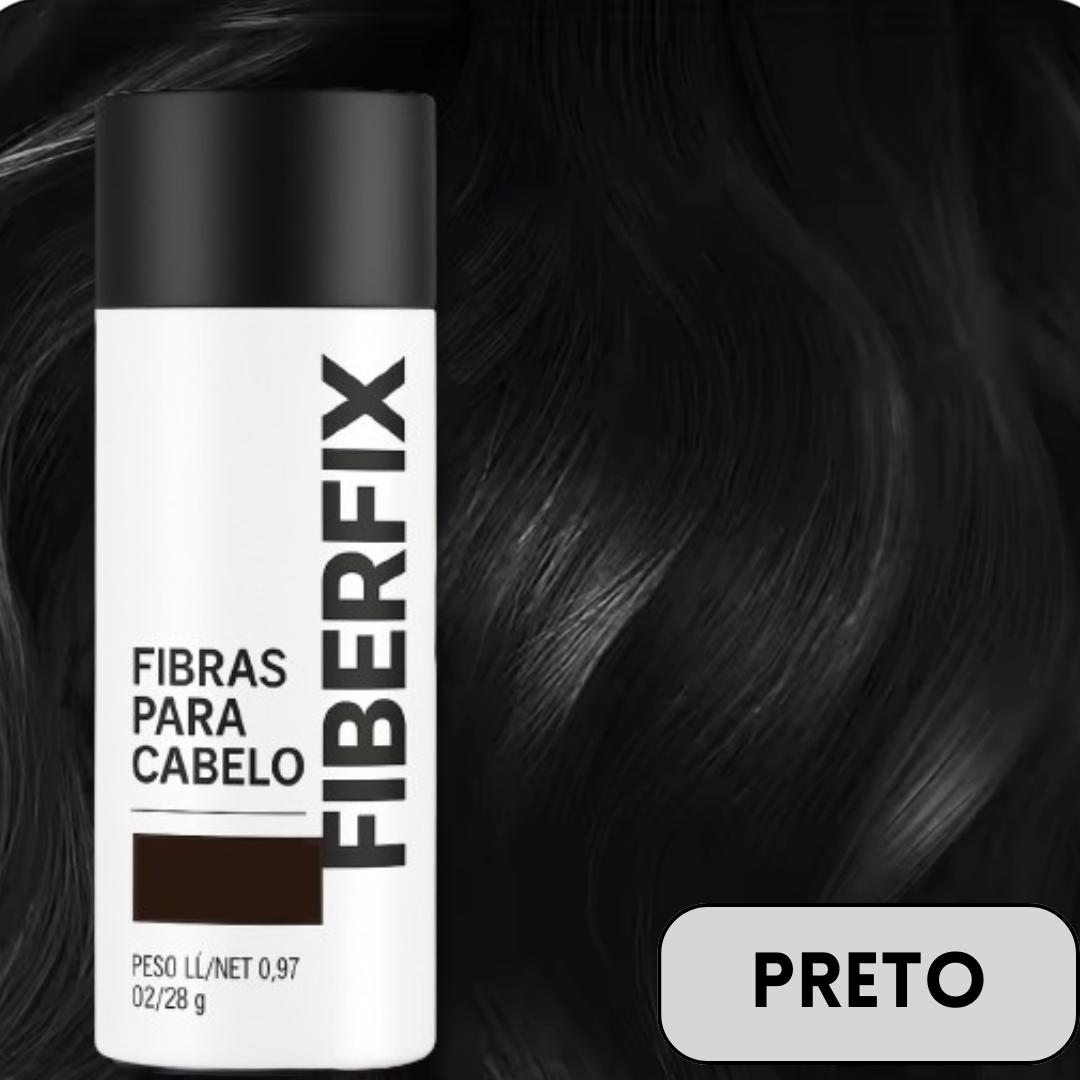 FiberFix - Pó Capilar Instantâneo para Disfarçar Entradas