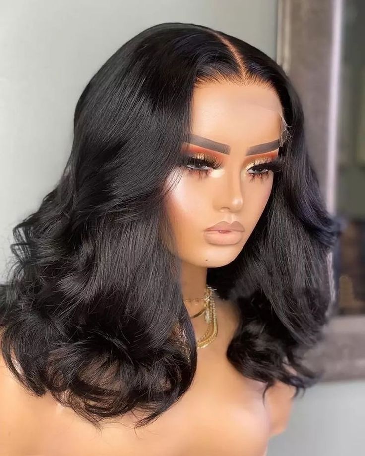 Lace Front Humana ondulada 45cm 13x4 HD - Flávia