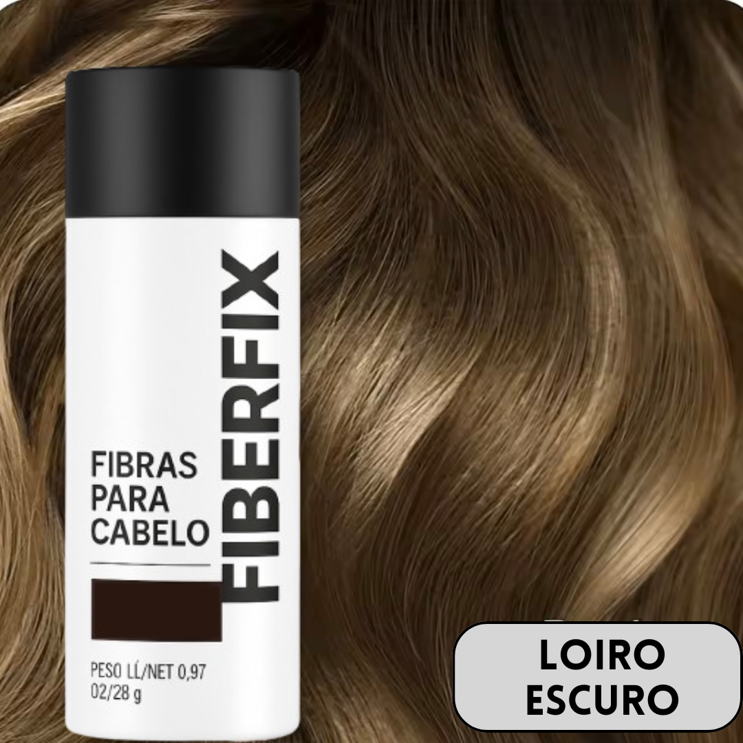 FiberFix - Pó Capilar Instantâneo para Disfarçar Entradas