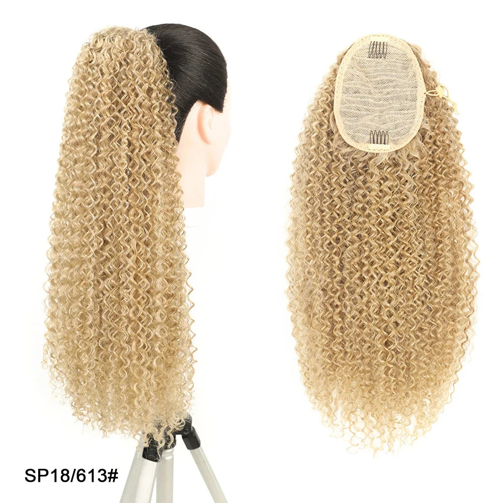 Rabo de Cavalo - Cabelo Afro Cacheado - 60cm - 120g