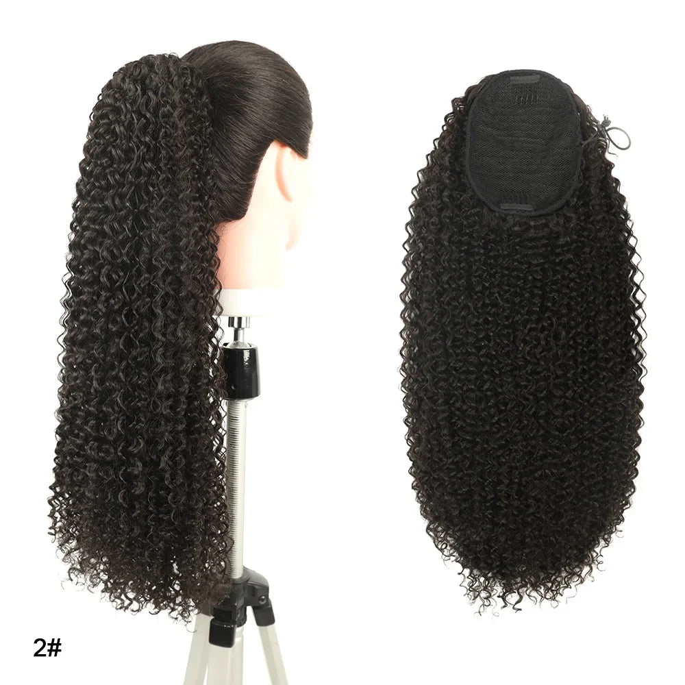 Rabo de Cavalo - Cabelo Afro Cacheado - 60cm - 120g