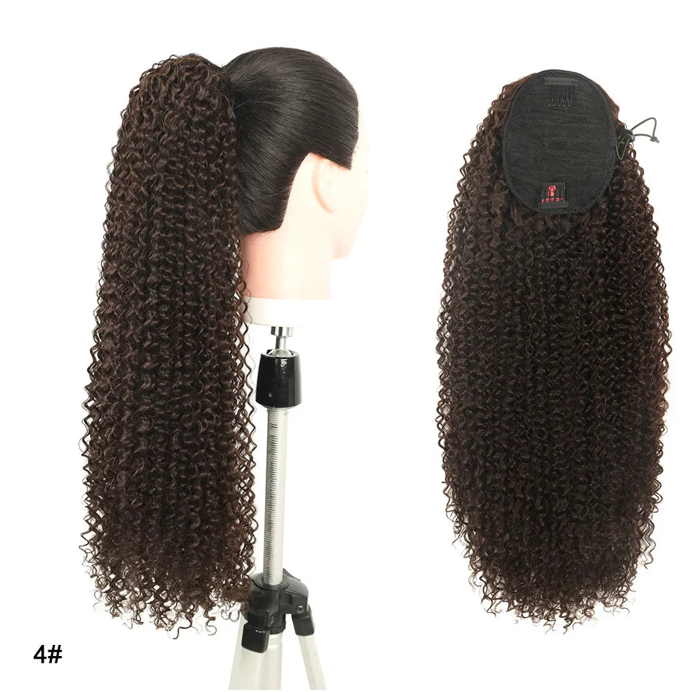 Rabo de Cavalo - Cabelo Afro Cacheado - 60cm - 120g