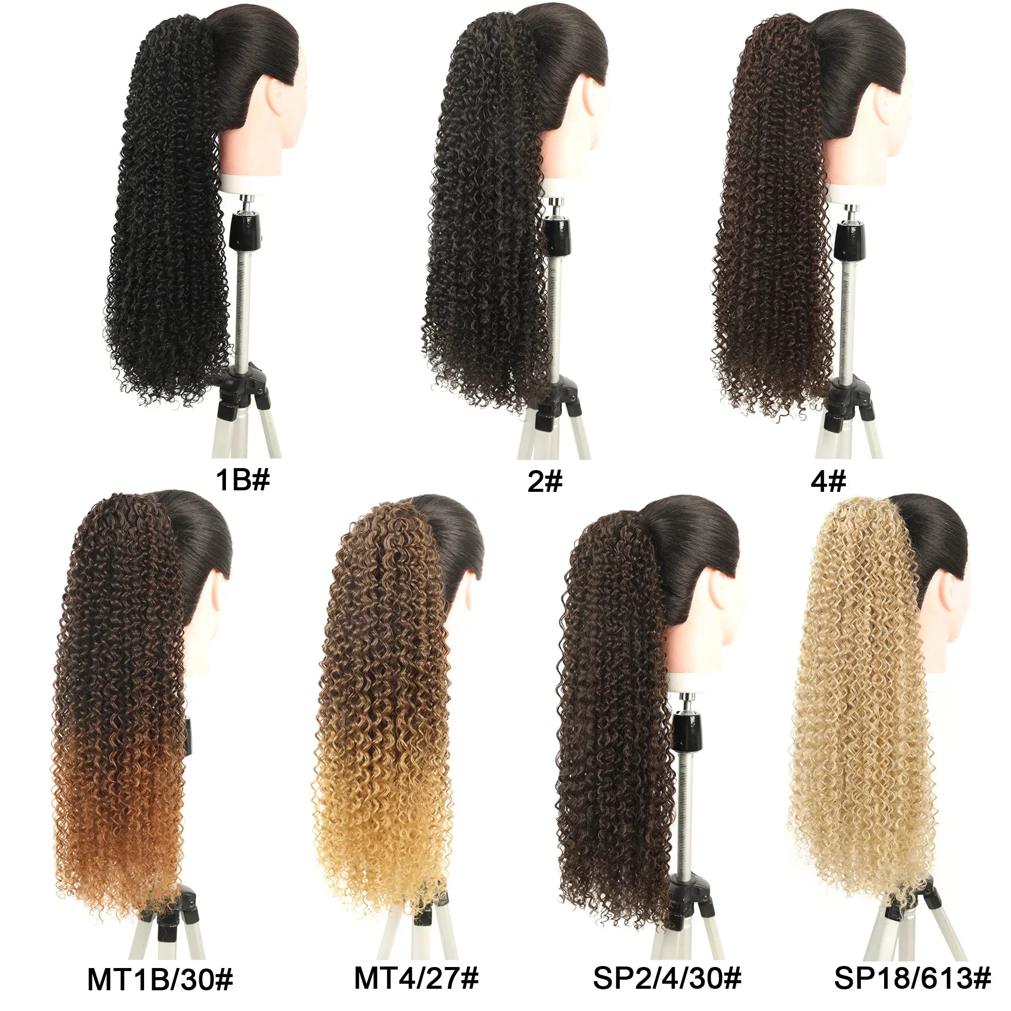 Rabo de Cavalo - Cabelo Afro Cacheado - 60cm - 120g