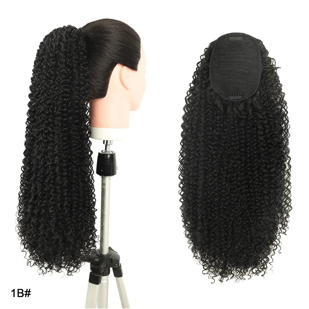 Rabo de Cavalo - Cabelo Afro Cacheado - 60cm - 120g