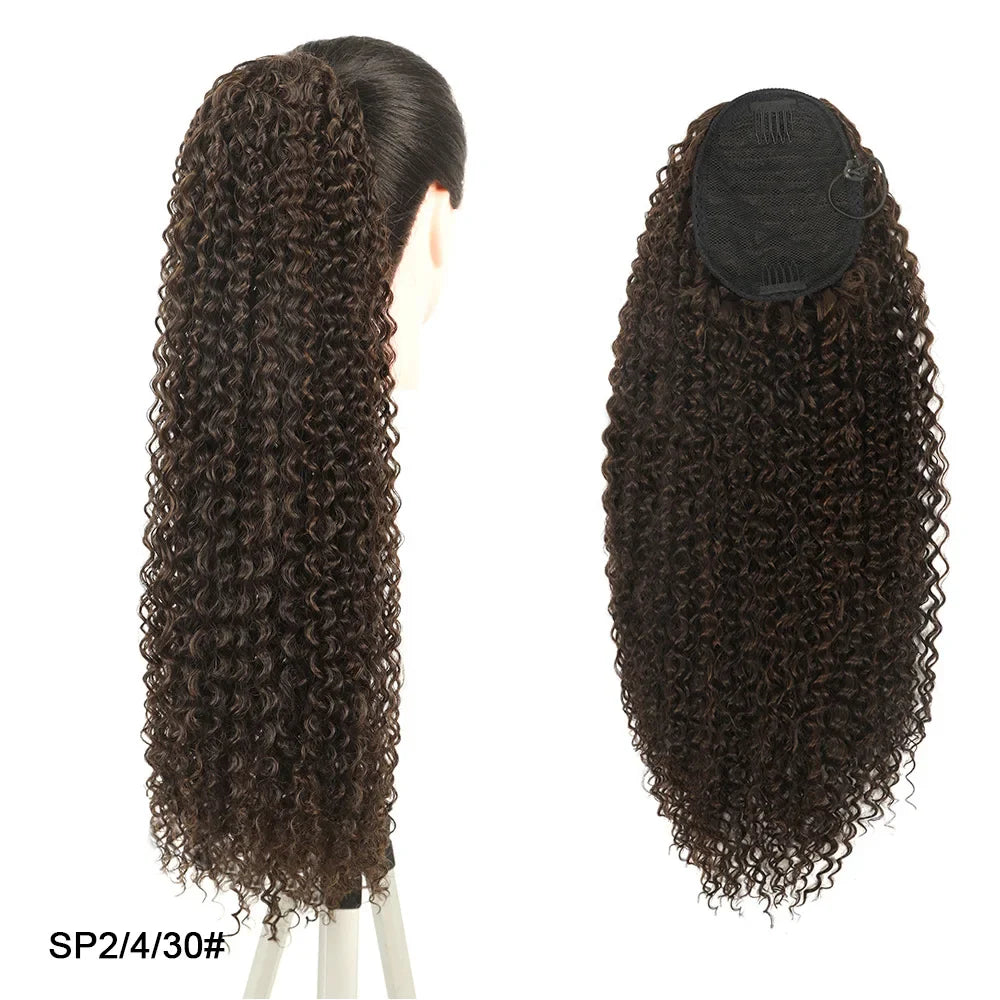 Rabo de Cavalo - Cabelo Afro Cacheado - 60cm - 120g