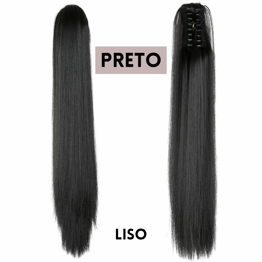 Aplique Rabo de Cavalo (Com Presilha) - Fibra Premium