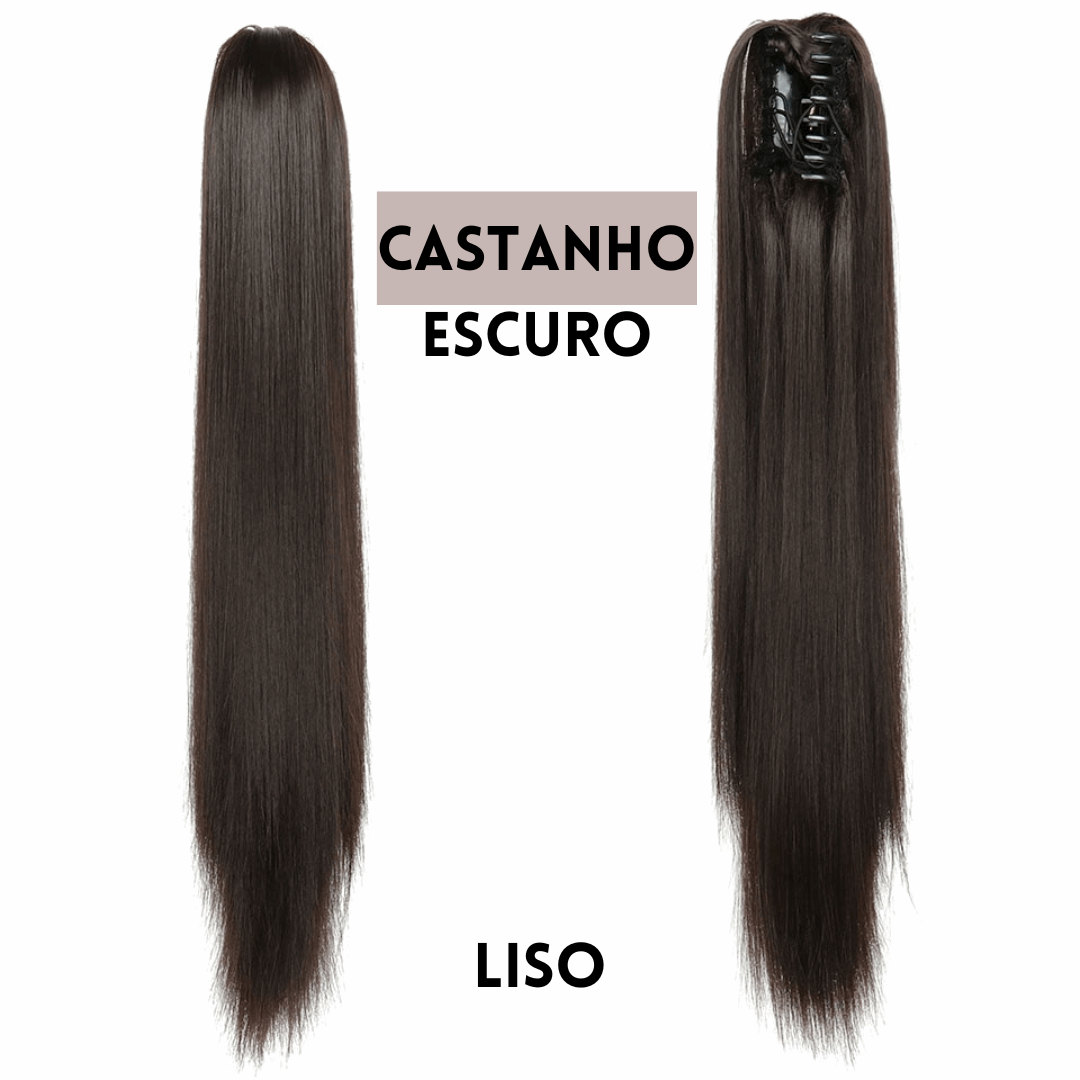 Aplique Rabo de Cavalo (Com Presilha) - Fibra Premium