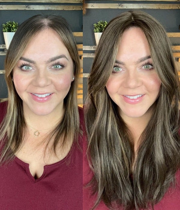 Aplique Topo De Cabeça (Cabelo Humano) - Para Alopecia, Falhas, Cabelos Ralos e com Queda
