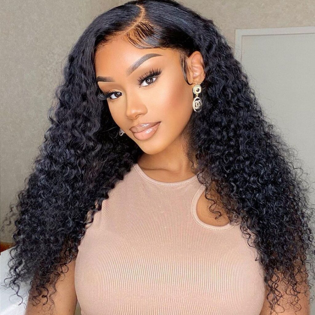 Lace Front Humana Cacheada 60cm 13x4 HD - Paula