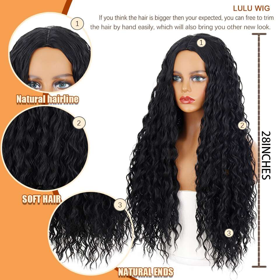 Lace Wig - Cabelo Cacheado (Fibra Orgânica)