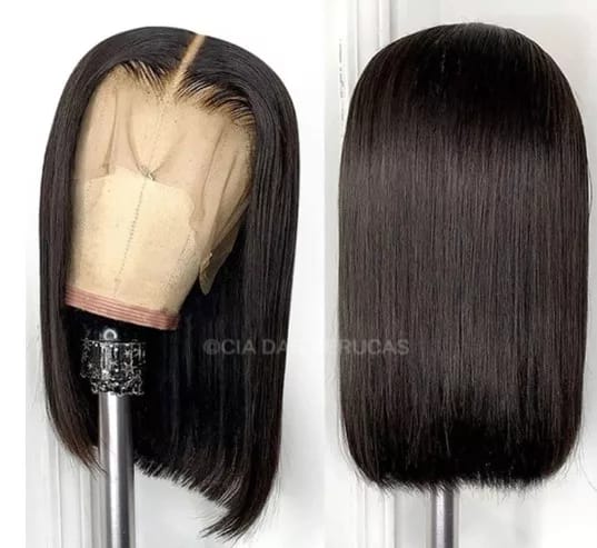 Peruca Lace Humana Lisa long bob 40cm 13x4 HD - Kelly