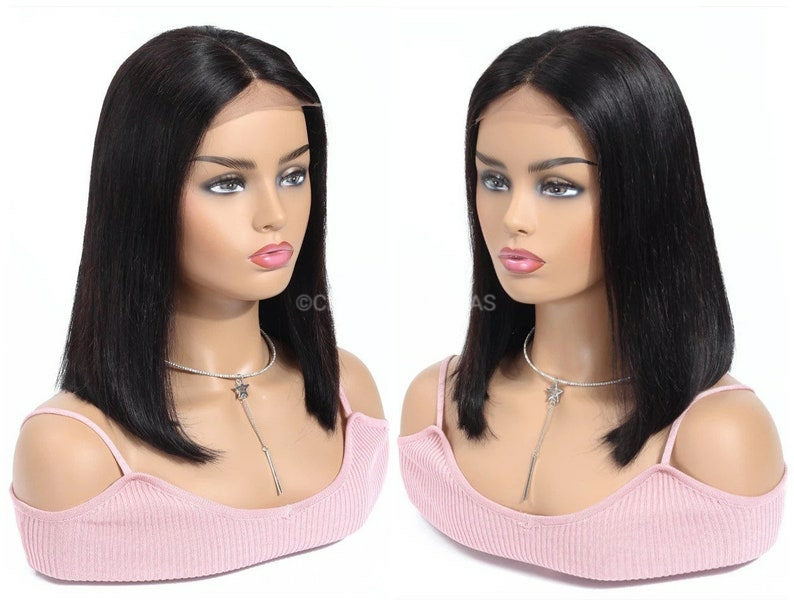 Peruca Lace Humana Lisa long bob 40cm 13x4 HD - Kelly
