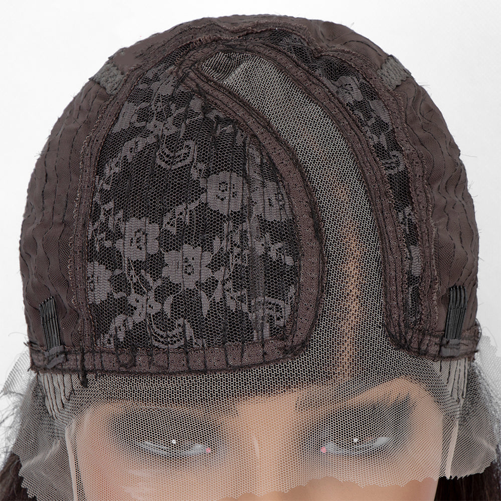 Peruca Lace Humana Cacheada 25cm 13x1 HD - Isis
