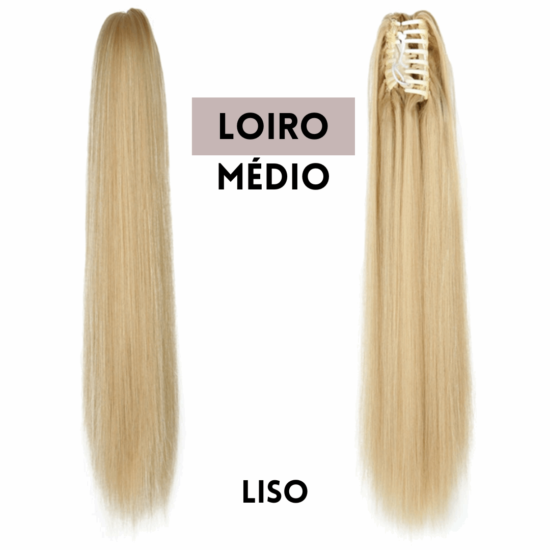 Aplique Rabo de Cavalo (Com Presilha) - Fibra Premium
