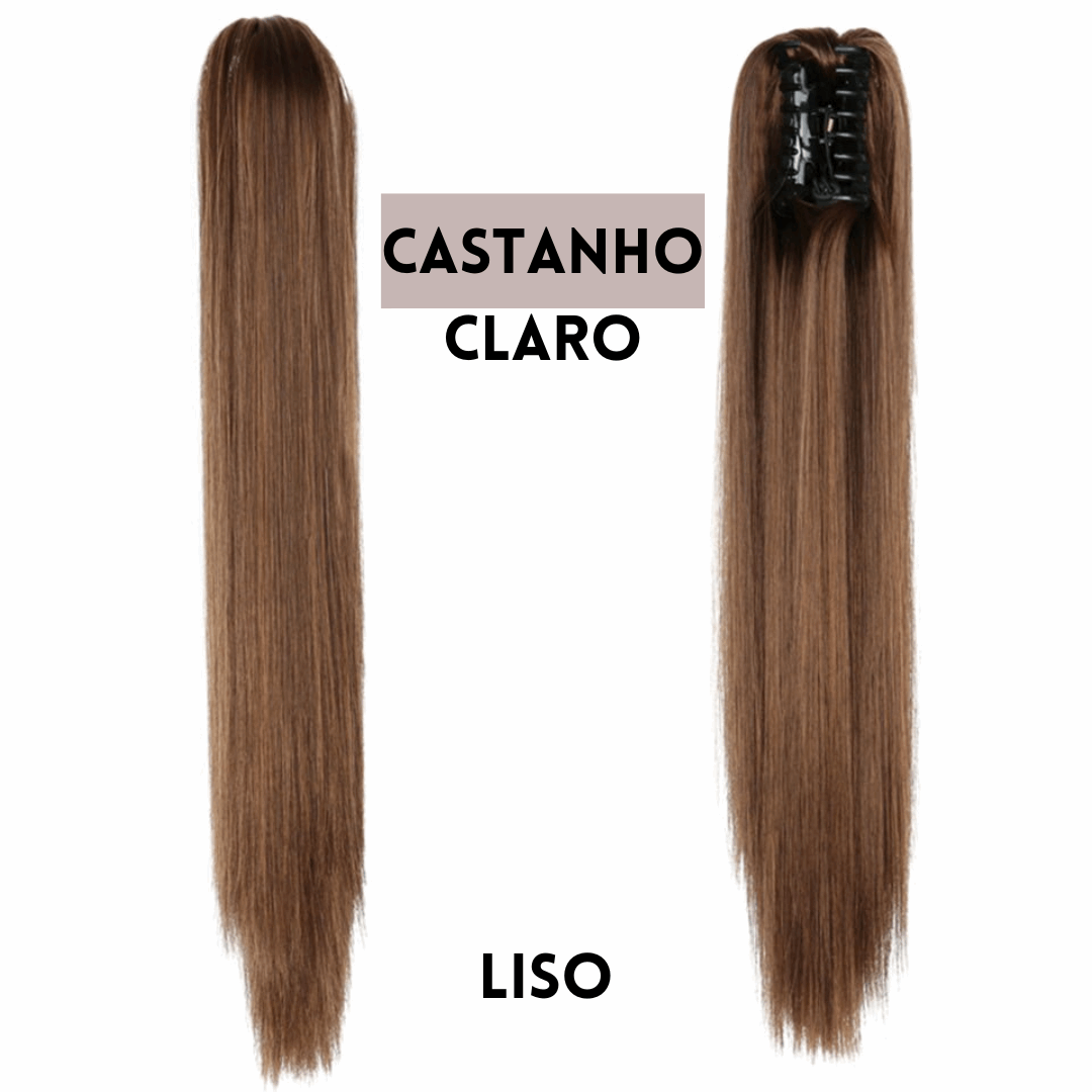 Aplique Rabo de Cavalo (Com Presilha) - Fibra Premium