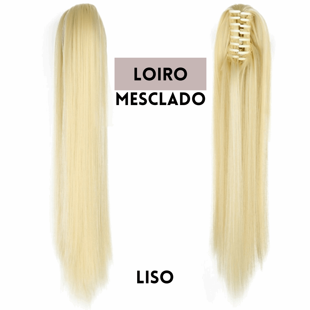 Aplique Rabo de Cavalo (Com Presilha) - Fibra Premium