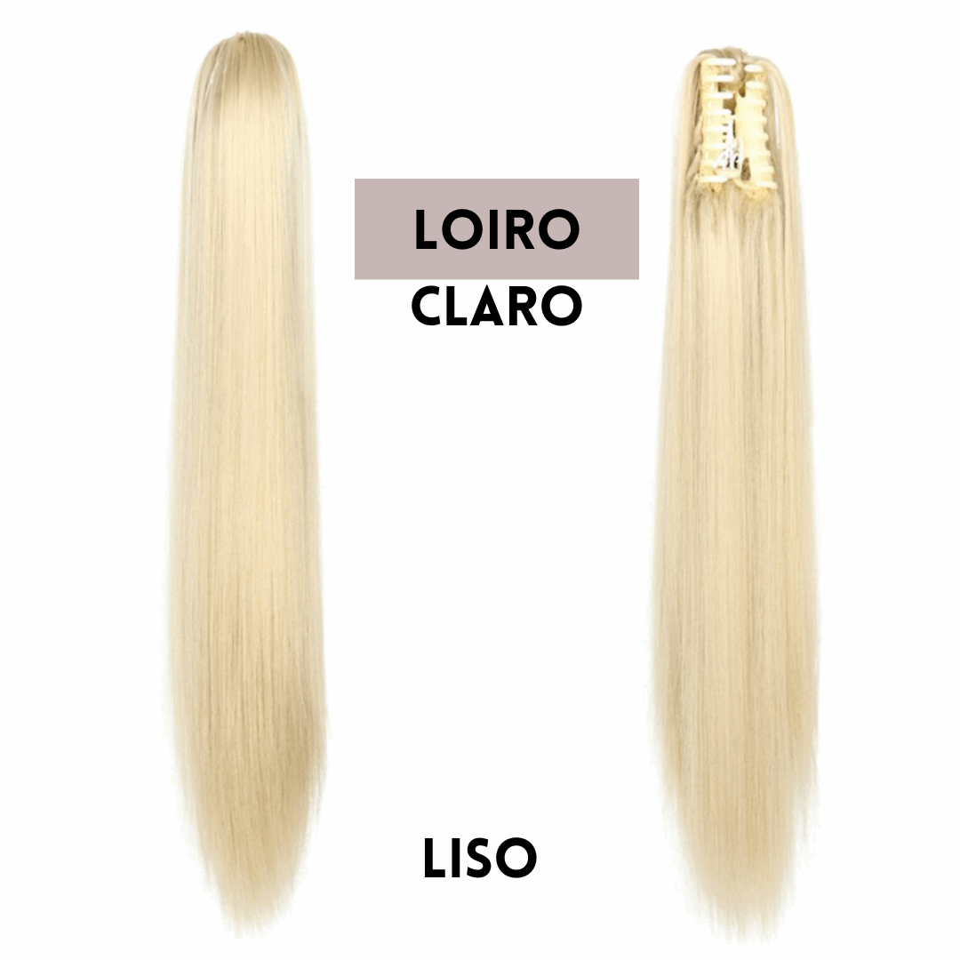 Aplique Rabo de Cavalo (Com Presilha) - Fibra Premium