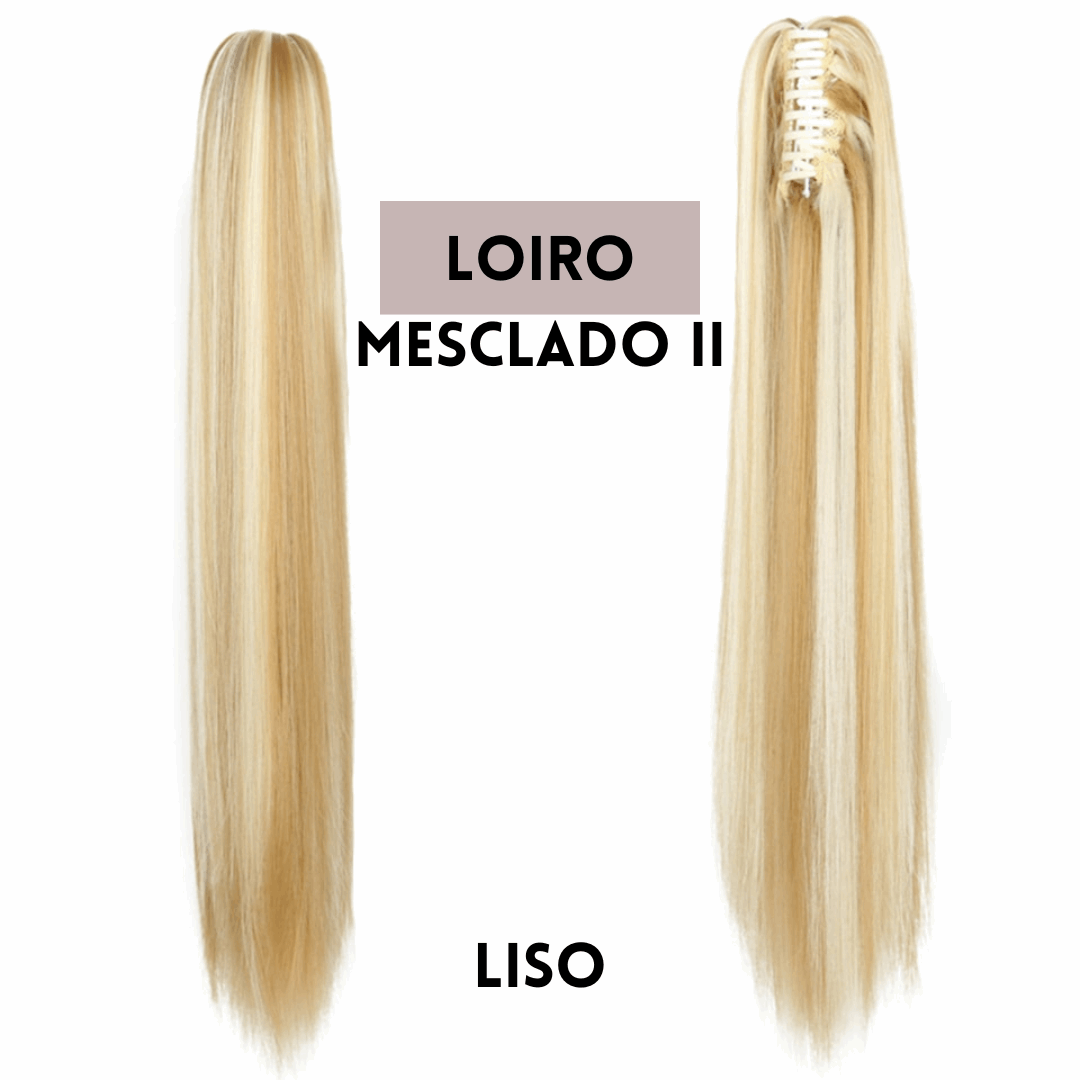 Aplique Rabo de Cavalo (Com Presilha) - Fibra Premium