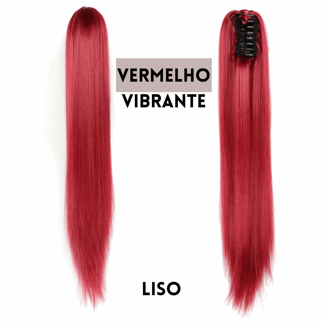 Aplique Rabo de Cavalo (Com Presilha) - Fibra Premium