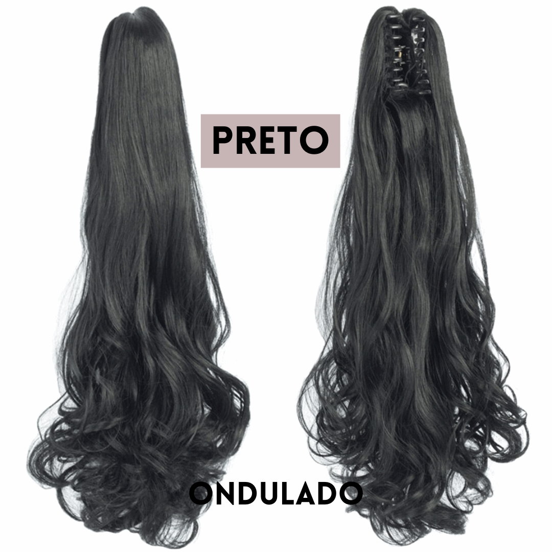 Aplique Rabo de Cavalo (Com Presilha) - Fibra Premium