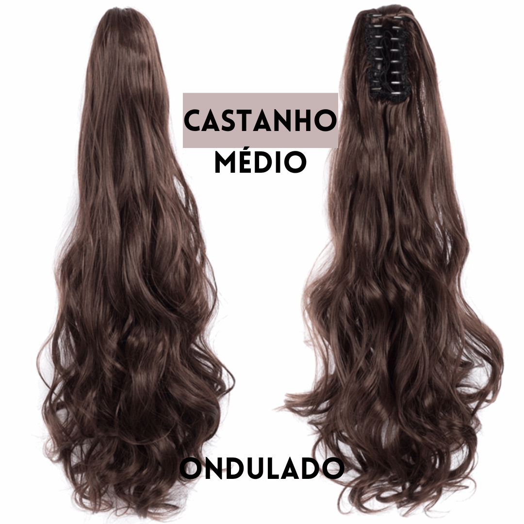 Aplique Rabo de Cavalo (Com Presilha) - Fibra Premium