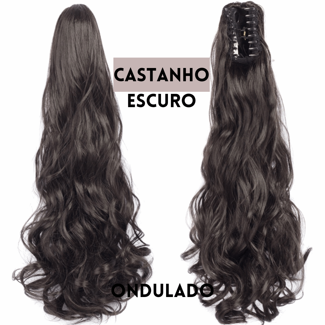 Aplique Rabo de Cavalo (Com Presilha) - Fibra Premium