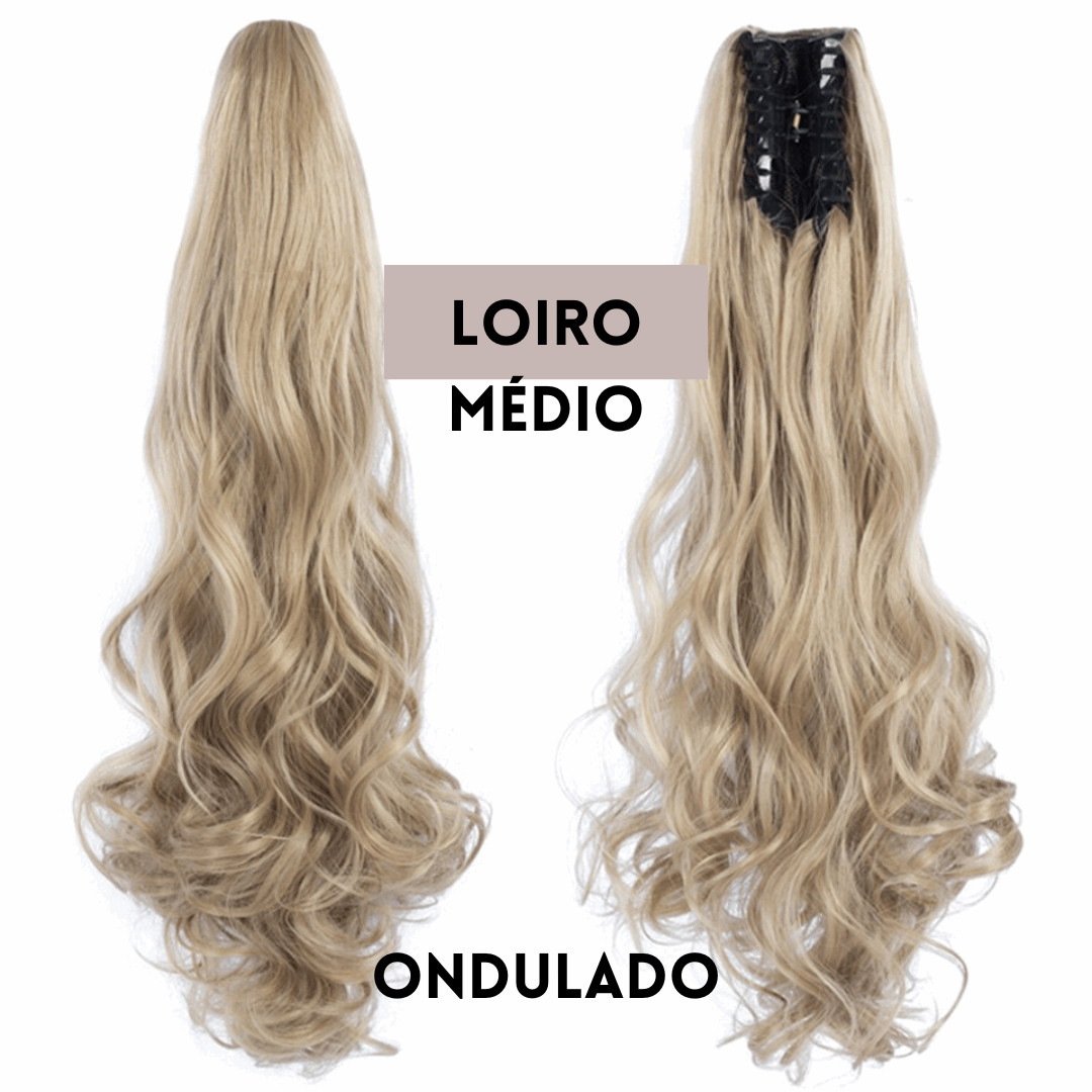 Aplique Rabo de Cavalo (Com Presilha) - Fibra Premium