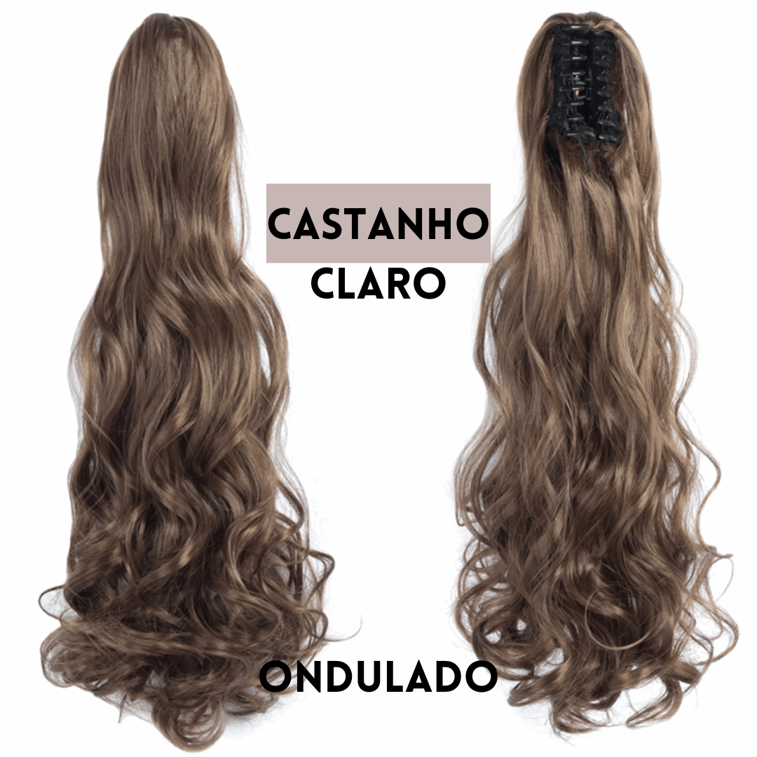 Aplique Rabo de Cavalo (Com Presilha) - Fibra Premium