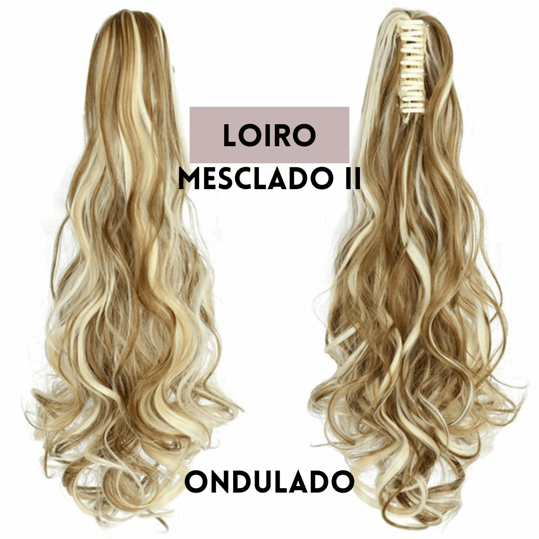 Aplique Rabo de Cavalo (Com Presilha) - Fibra Premium