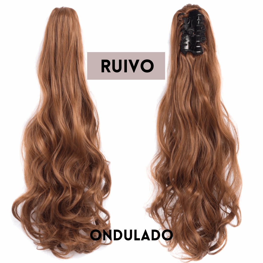 Aplique Rabo de Cavalo (Com Presilha) - Fibra Premium