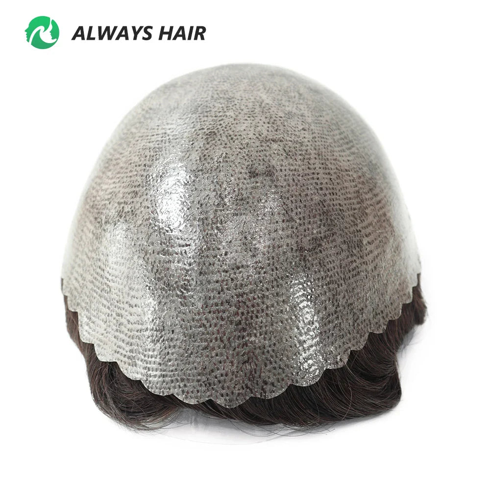 Prótese Capilar Masculina Respirável - Cabelo Humano
