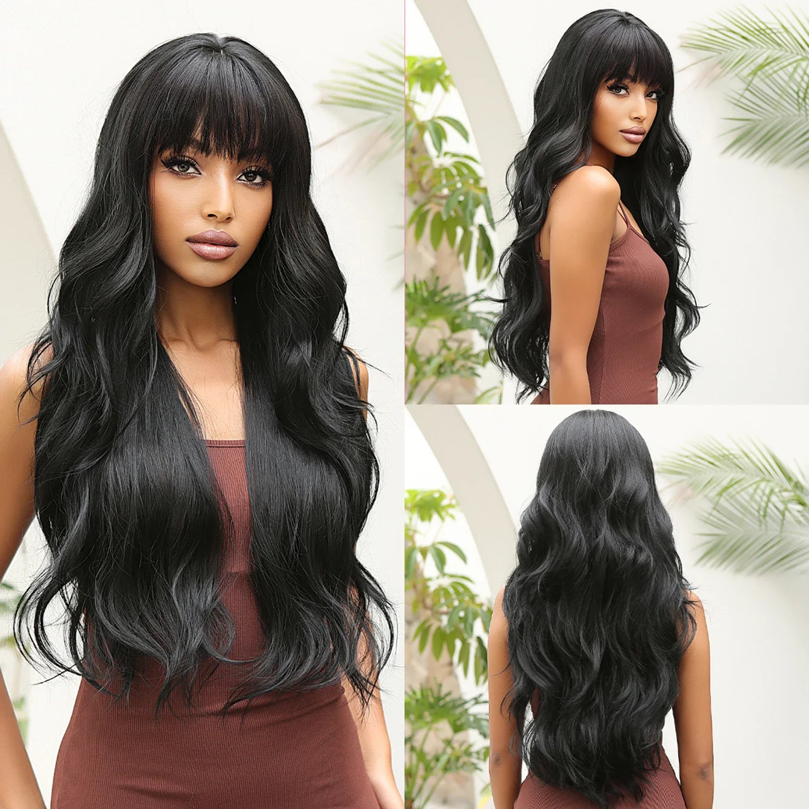 Lace Wig - Peruca Ondulada Longa (60cm)