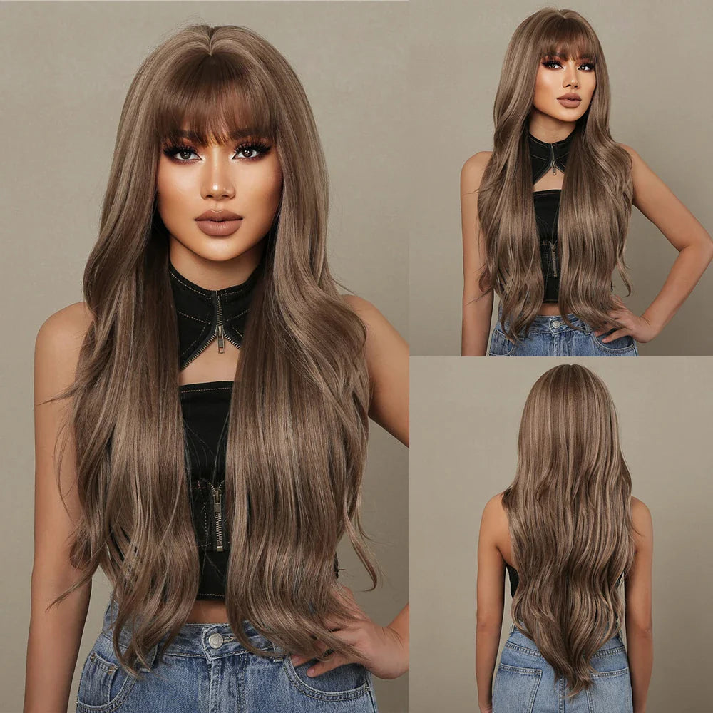 Lace Wig - Peruca Ondulada Longa (60cm)