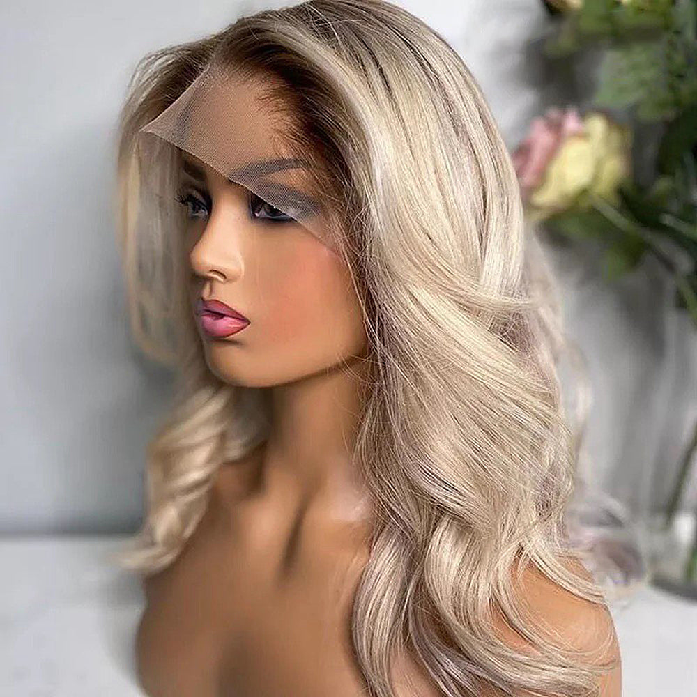 Lace Front Humana Ondulada 45cm 13x4 HD - Laura