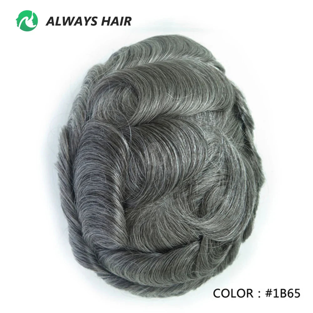 Prótese Capilar Masculina Respirável - Cabelo Humano