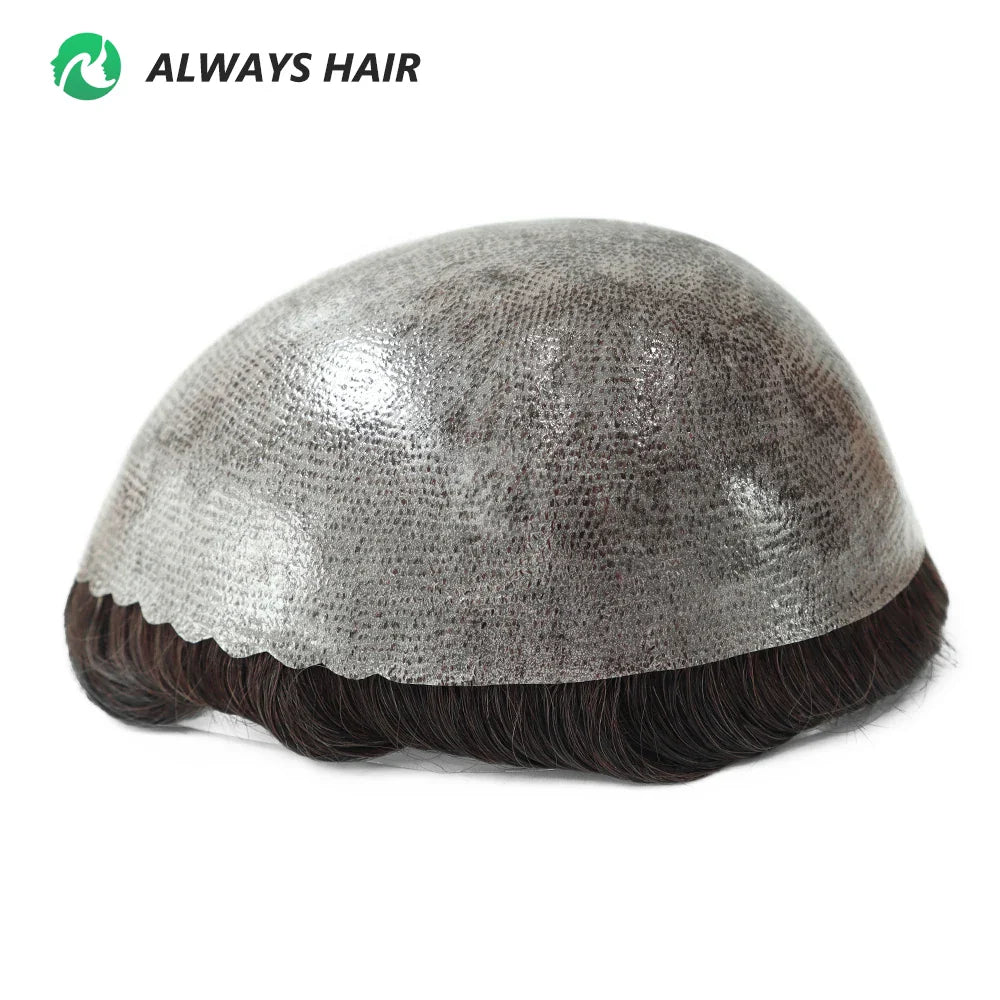 Prótese Capilar Masculina Respirável - Cabelo Humano