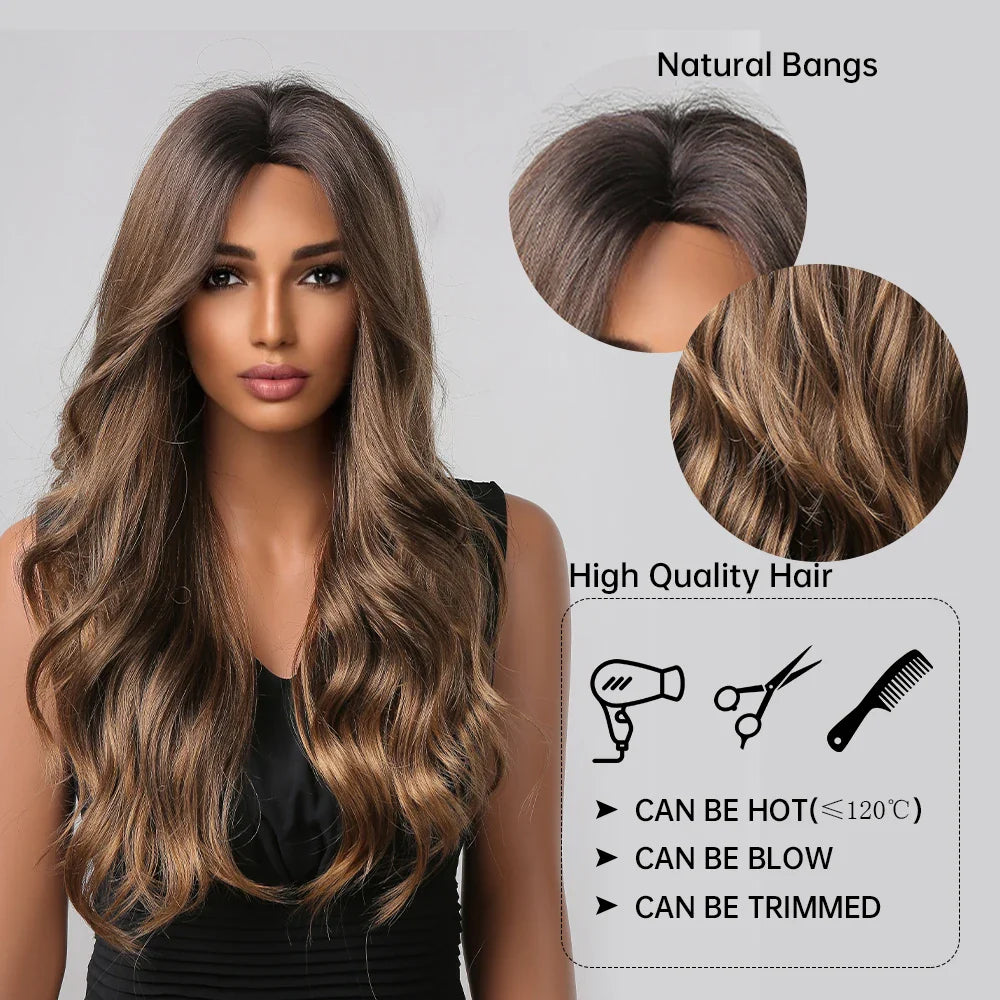Lace Wig - Peruca Ondulada Longa (60cm)