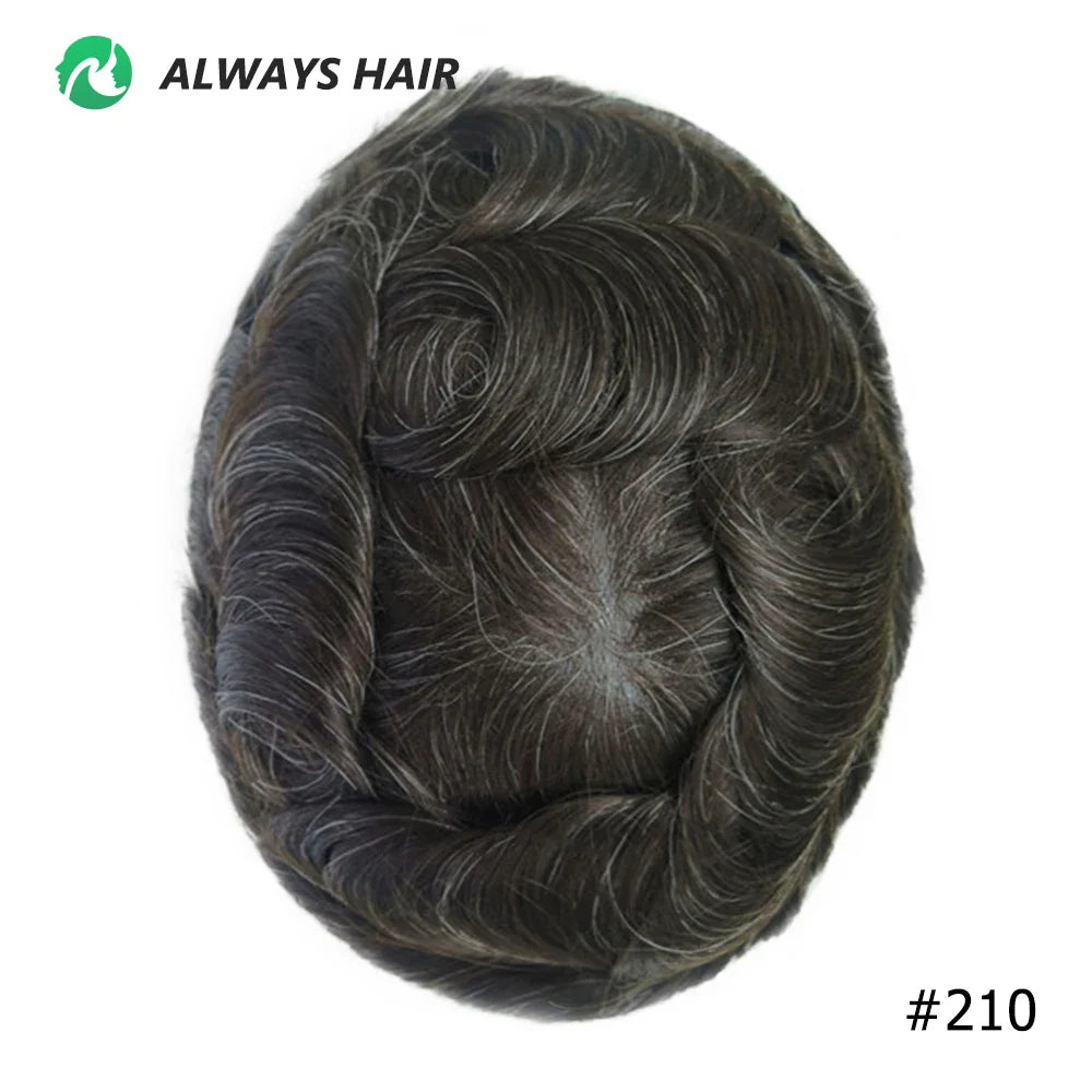 Prótese Capilar Masculina Respirável - Cabelo Humano