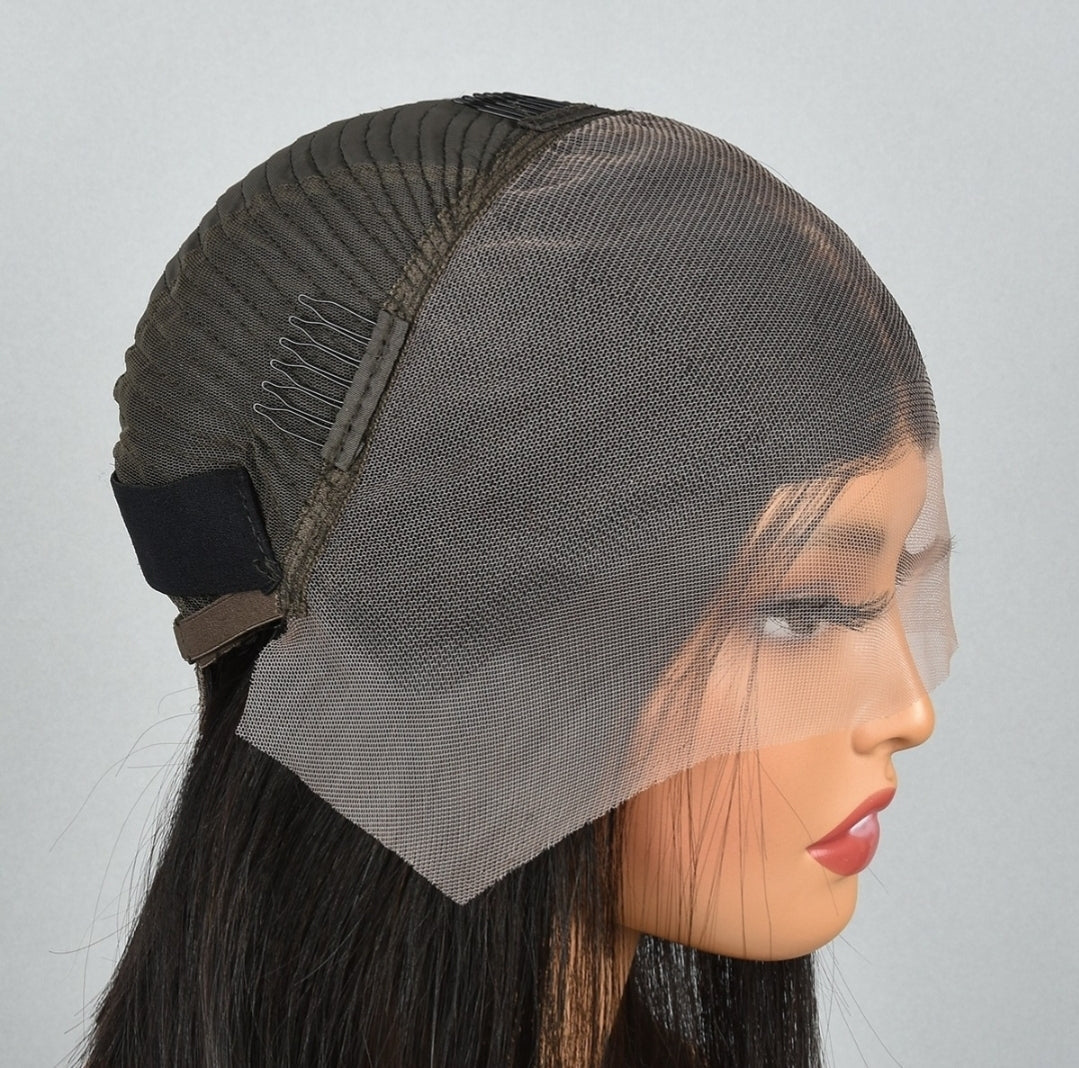 Lace Front Humana ondulada 45cm 13x4 HD - Flávia