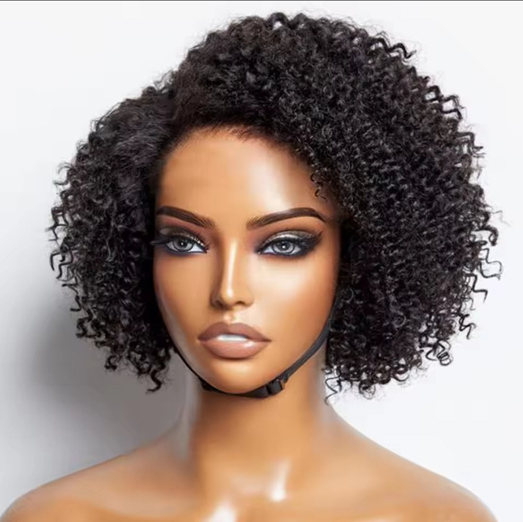Peruca Lace Humana cacheada afro - Zuri
