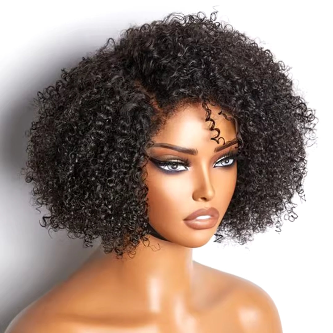 Peruca Lace Humana cacheada afro - Zuri