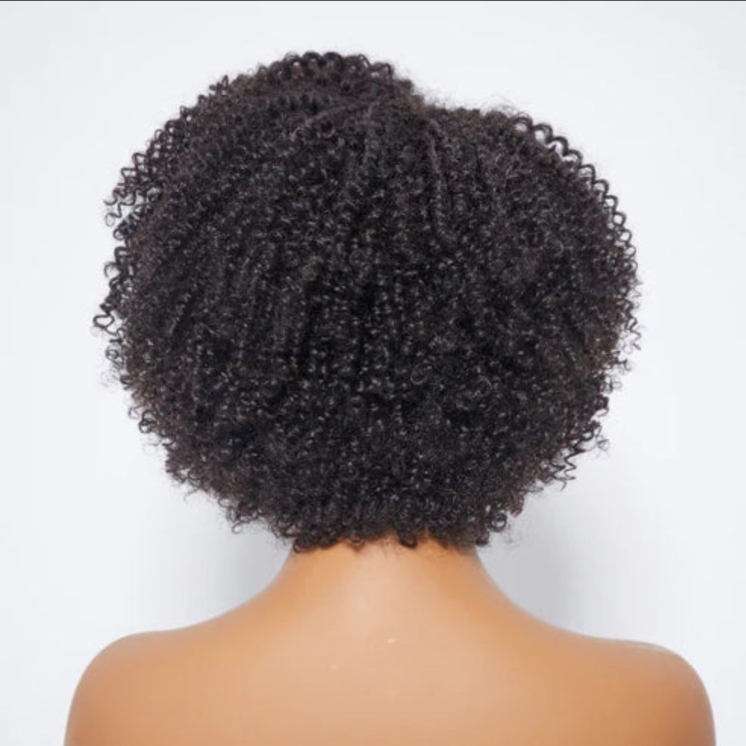 Peruca Lace Humana cacheada afro - Zuri