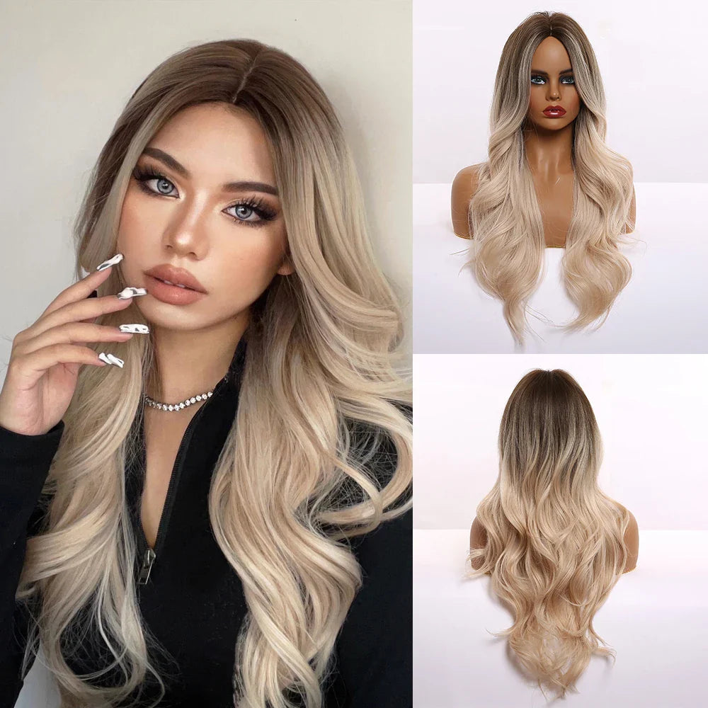 Lace Wig - Peruca Ondulada Longa (60cm)