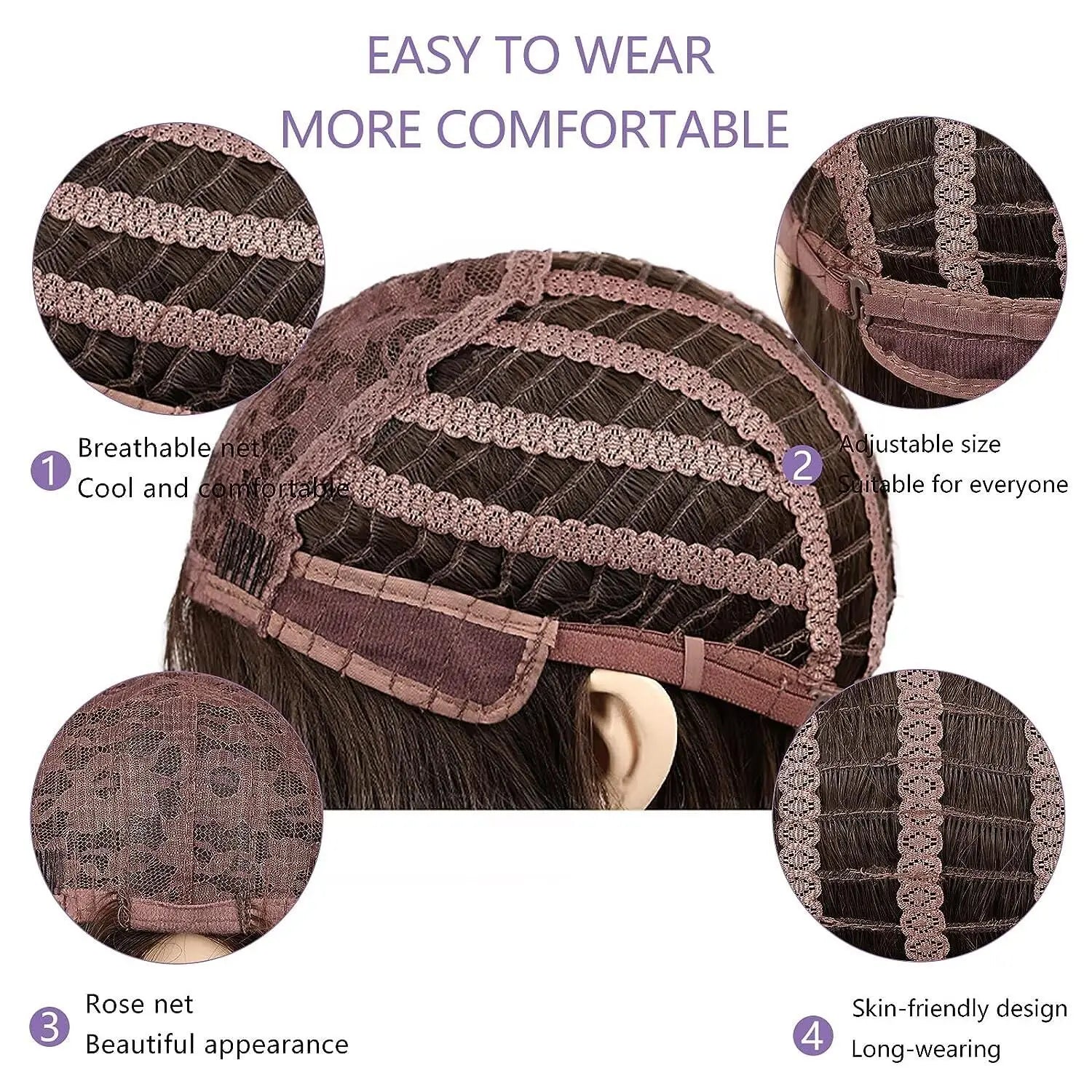 Lace Wig - Peruca Ondulada Longa (60cm)
