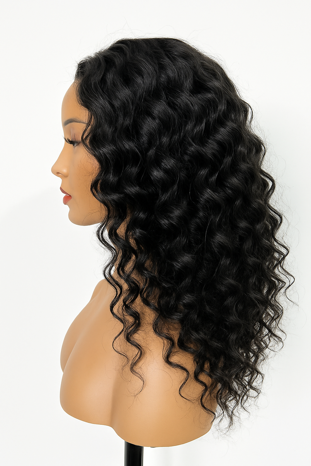 Lace Front Humana cacheada 50cm 13x4 HD -Rafaela