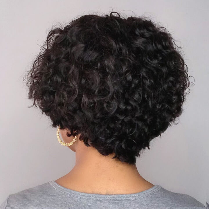 Peruca Lace cabelo Humano Cacheada - Gleicy